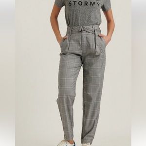 Lucky Brand Plaid Austin High Waist Pant Sz 8